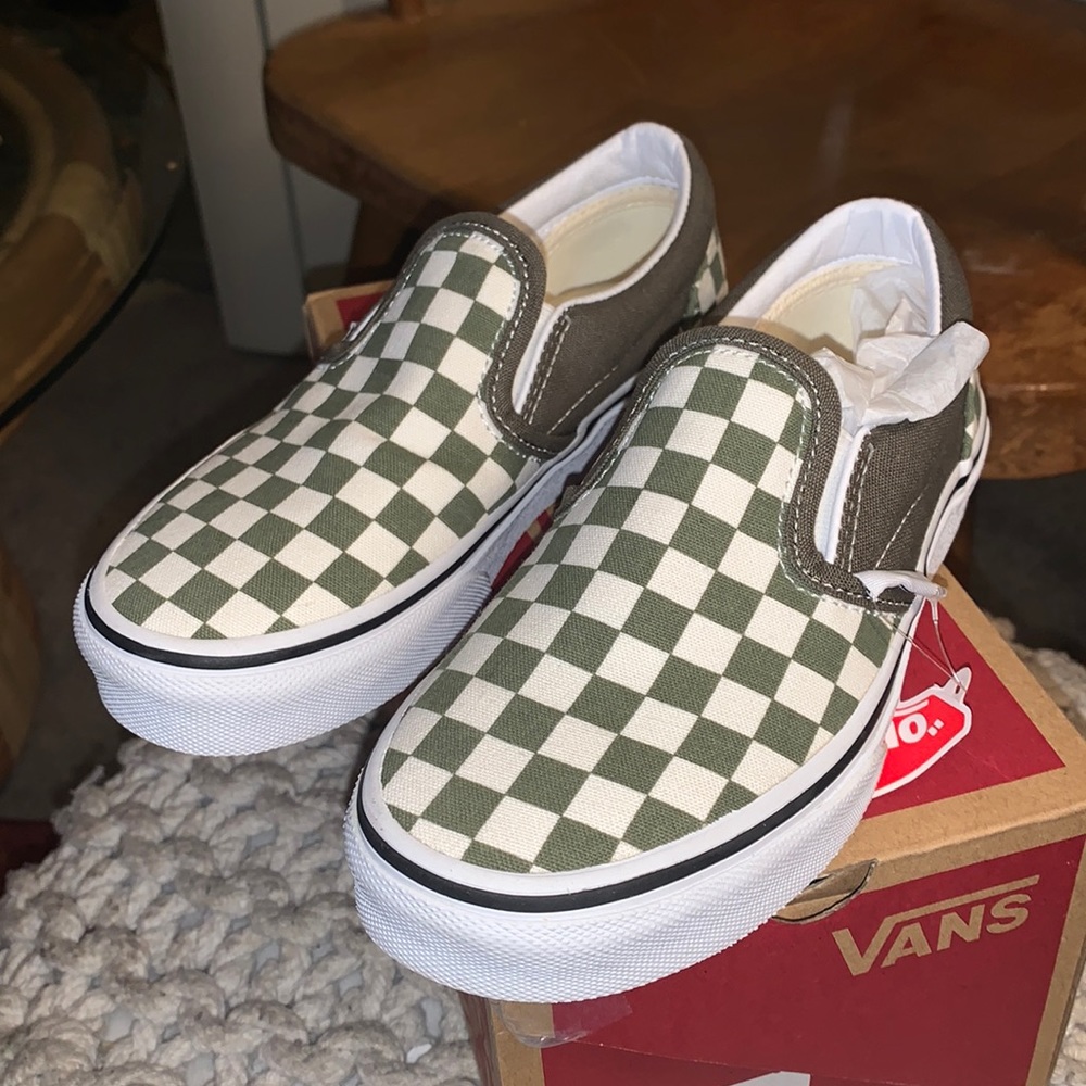 Kids checkered vans